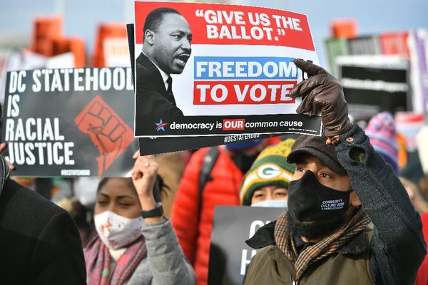 Martin Luther King's family joins call for US voting reform — citing Kyrsten Sinema and Joe Manchin as barriers