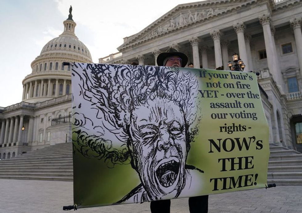 Voting rights brawl takes center stage in U.S. Senate