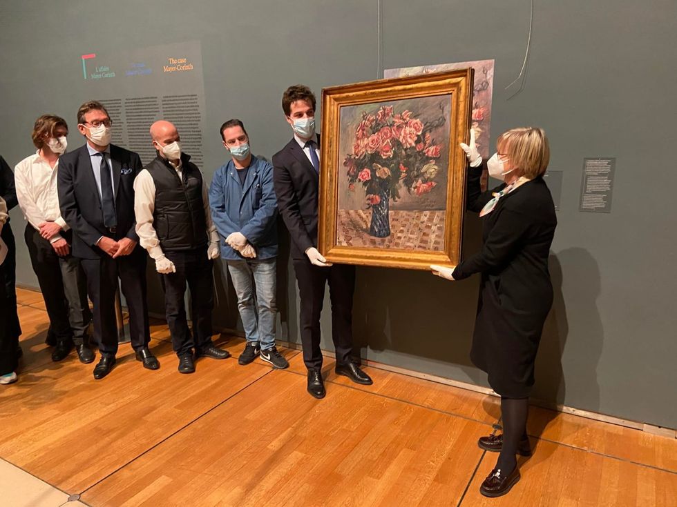 Belgian museum returns painting looted from Jewish family