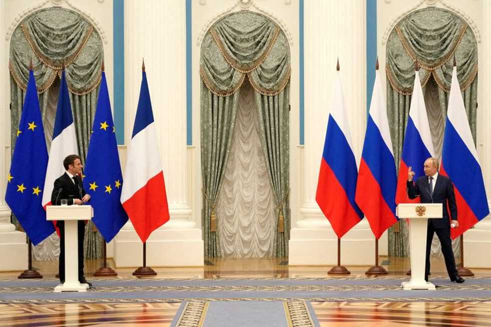 Macron refused Russian COVID test in Putin trip over DNA theft fears - sources