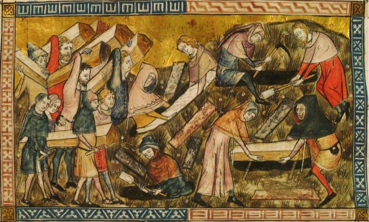 The Black Death was not as widespread or catastrophic as long thought – new study