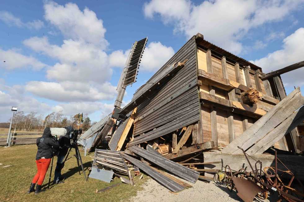 At least a dozen killed in storms throughout Europe