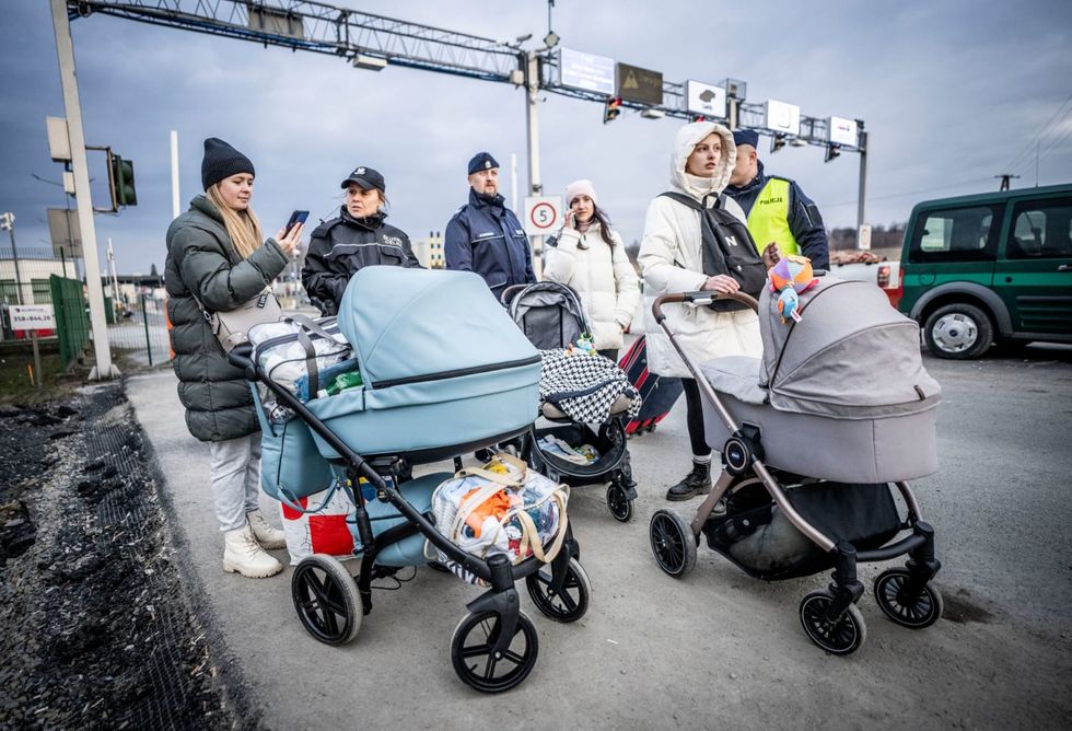 Eastern European countries welcome initial refugees from Ukraine