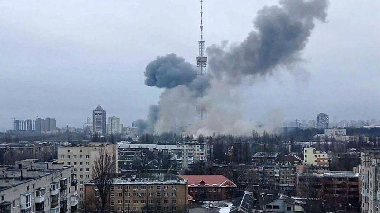 Five killed in Russian strike on Kyiv TV tower