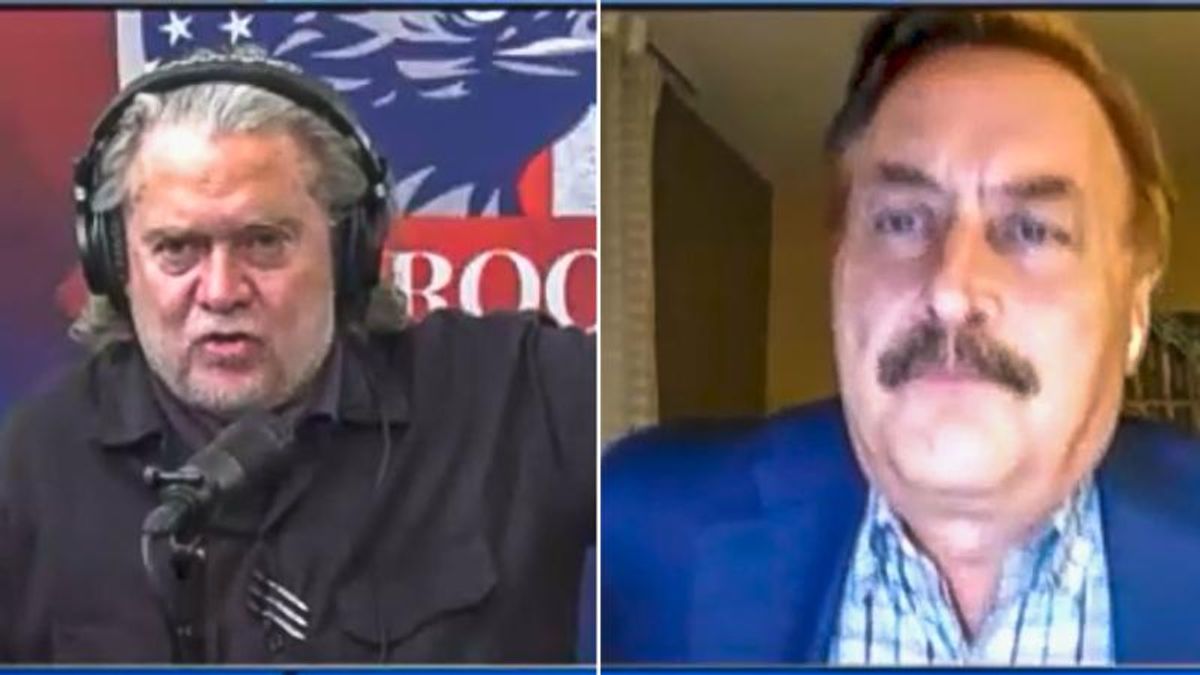 'Your names will live in shame forever!' Steve Bannon and Mike Lindell melt down over Tina Peters arrest