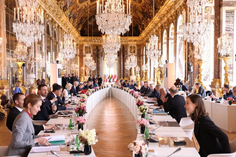 EU leaders discuss greater defense cooperation at Versailles summit