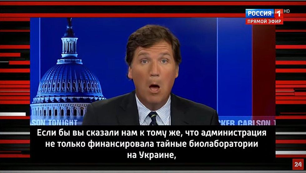 Even Russian state TV is shocked at Tucker Carlson -- and think he sounds like a Russian spy: reporter