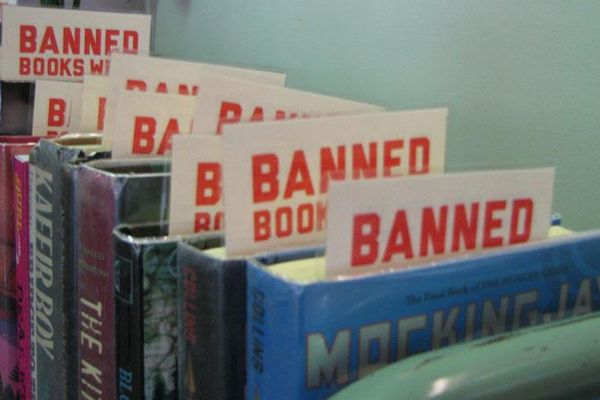 Florida library threatened by GOP lawmaker over its 'I read banned books' cards