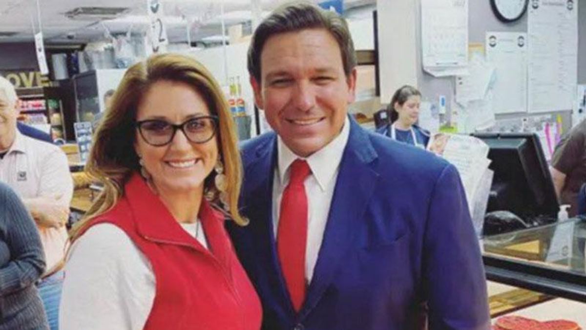 Insurrection-sympathizing QAnon supporter debuts on Florida’s State Board of Education