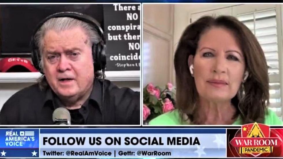 'Predicted in the Bible!' Even Steve Bannon appears uncomfortable with Michele Bachmann's latest End Times rant