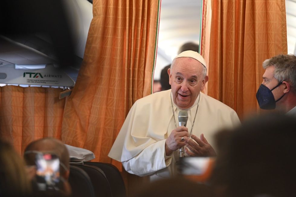 In Malta, Pope Francis alludes to Putin in criticism of Ukraine war
