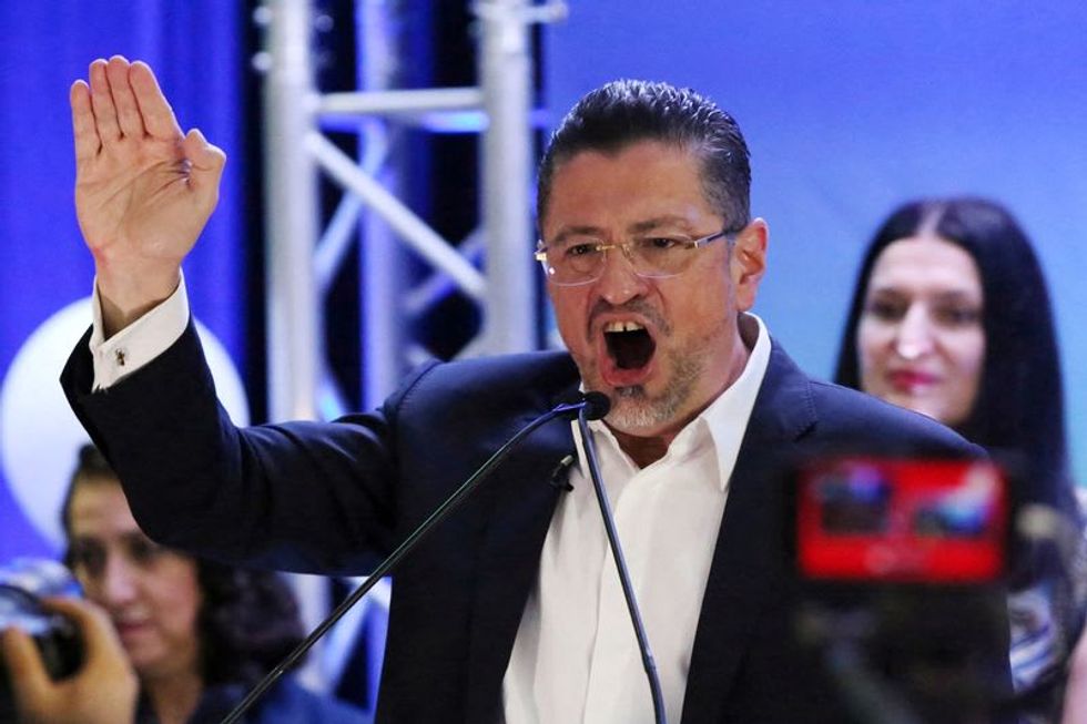 Costa Rican maverick Chaves makes pitch to opposition after presidency win
