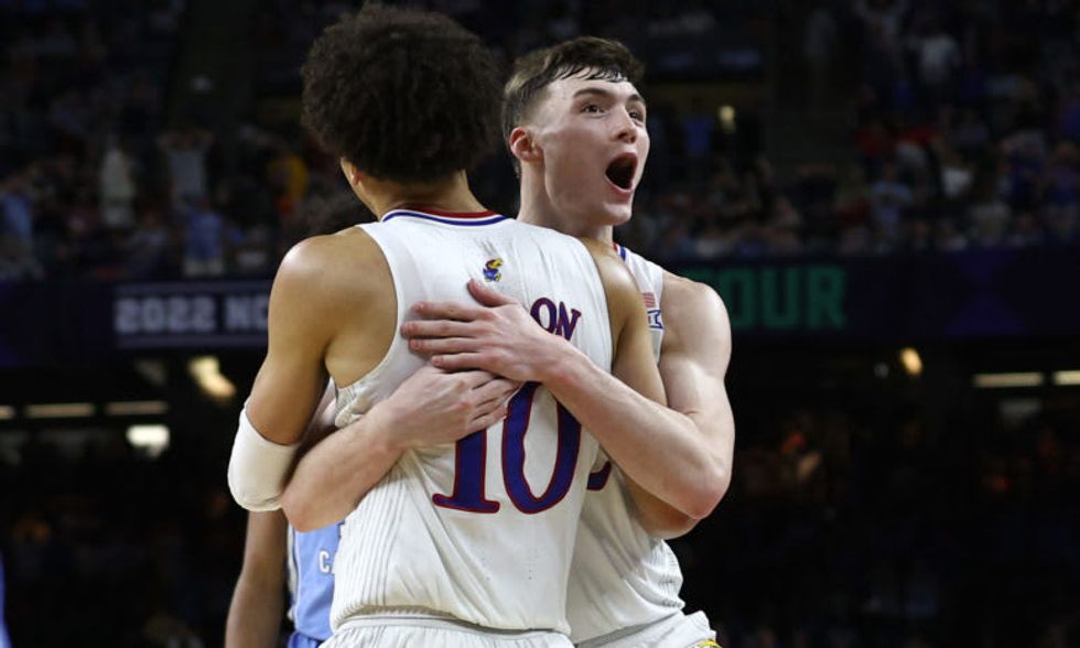 University of Kansas wins NCAA mens basketball National Championship with largest comeback in history