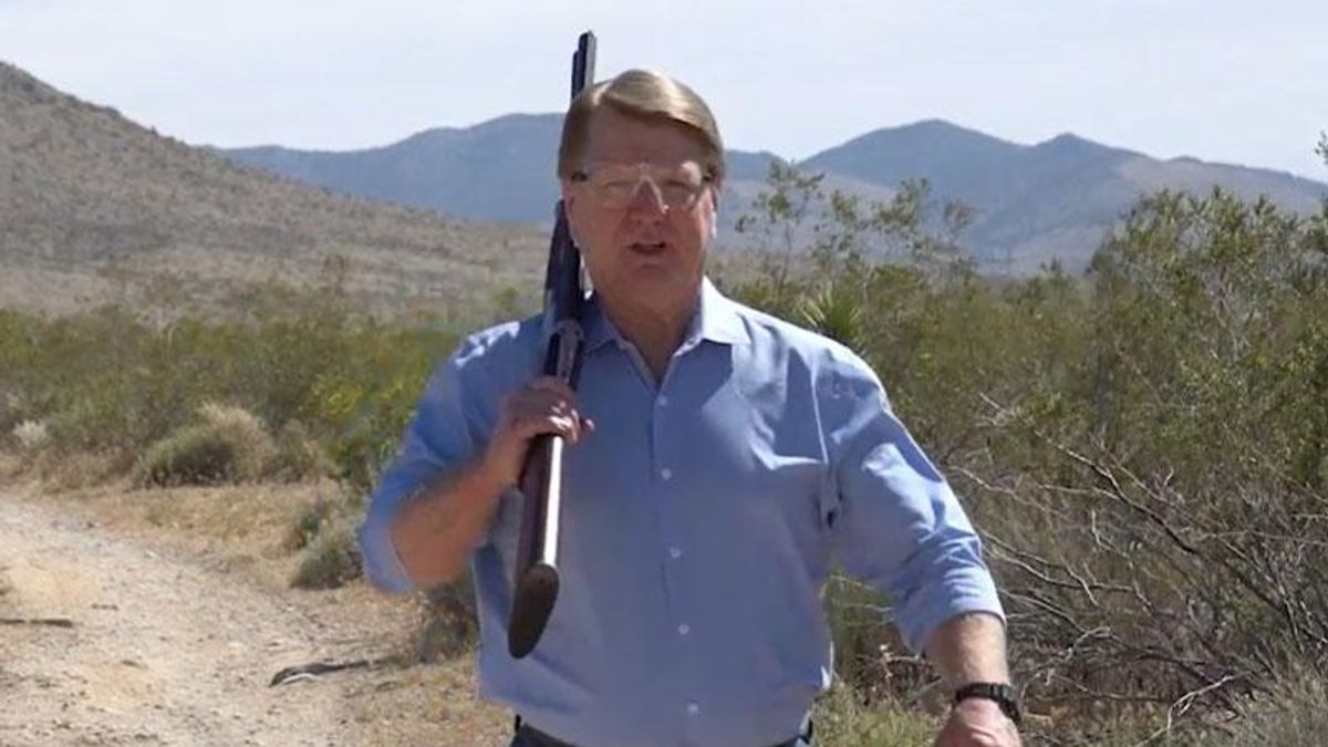 Loud-mouthed pro-Trump conspiracist promises to somehow lower gas prices if he's elected Nevada's secretary of state