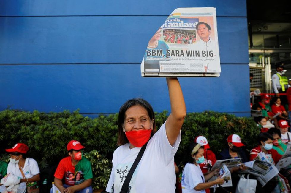 Philippines election winner Marcos tells world to judge him by actions, not family's past