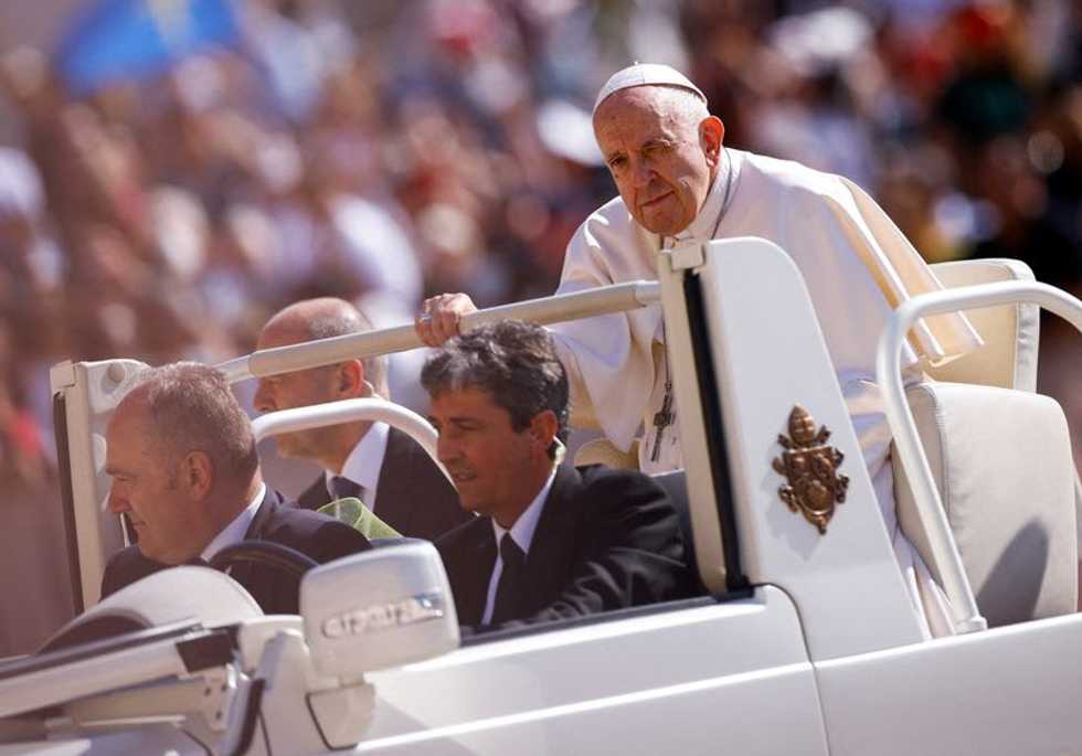 I need a shot of tequila for my knee pain, pope jokes