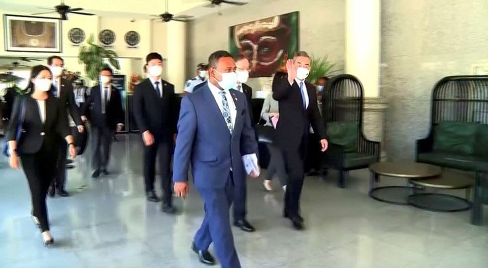 Australia warns against Pacific security pact as China says interference will fail