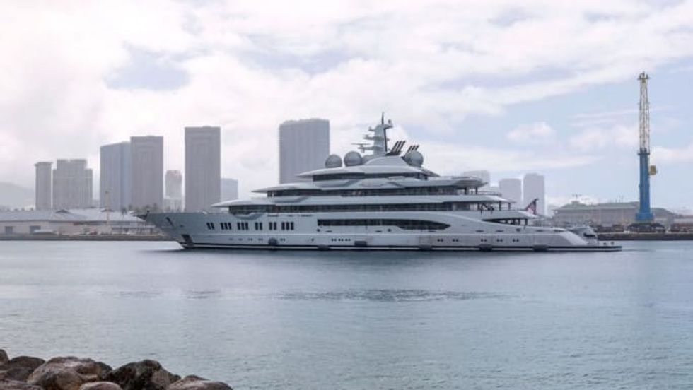 US-seized Russian superyacht Amadea arrives in Hawaii