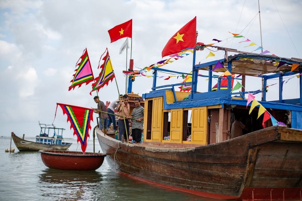 'Gods of the ocean': Why Vietnamese fishermen worship the whale