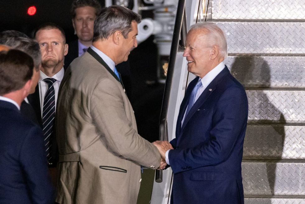 US President Joe Biden arrives in Munich on eve of G7 summit 