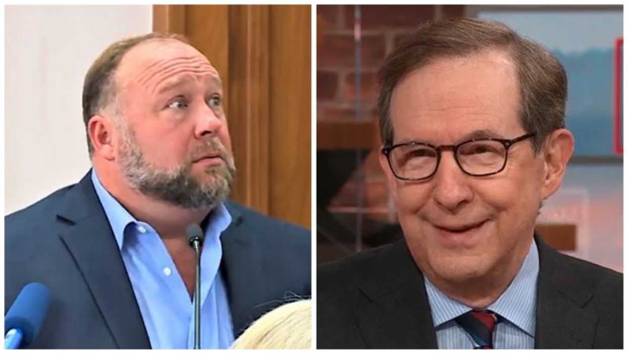 'Literally sweating bullets!' Chris Wallace mocks panicked Alex Jones reaction to courtroom bombshells