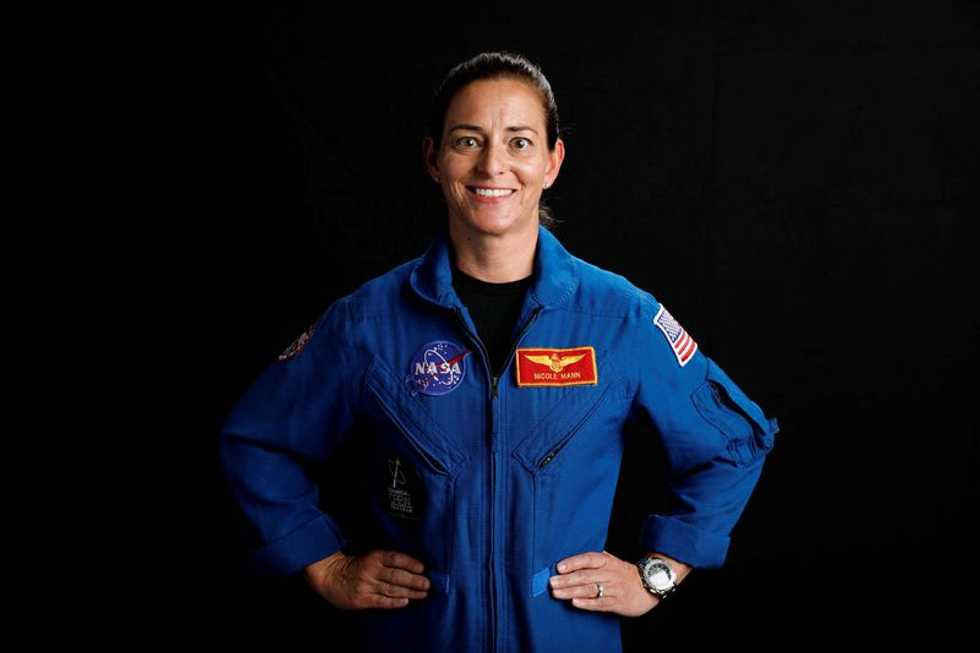 Nicole Mann says she is proud to be first Native American woman in space
