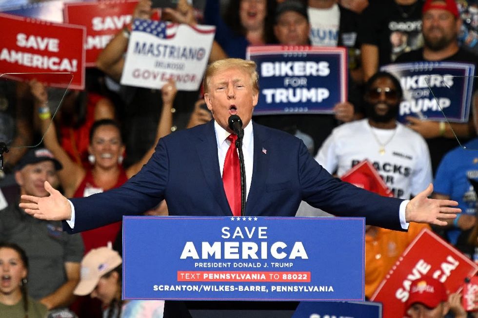 Trump brands Biden 'enemy of the state' at Pennsylvania rally