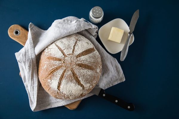 If you have stale bread left over, try using it to bake a fresh loaf