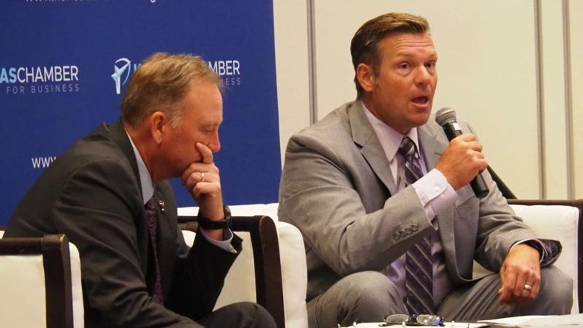 Kris Kobach defends Steve Bannon, deflects personal responsibility over alleged border wall corruption