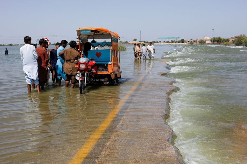 'Time is up': countries trapped in climate crisis raise alarm at UN