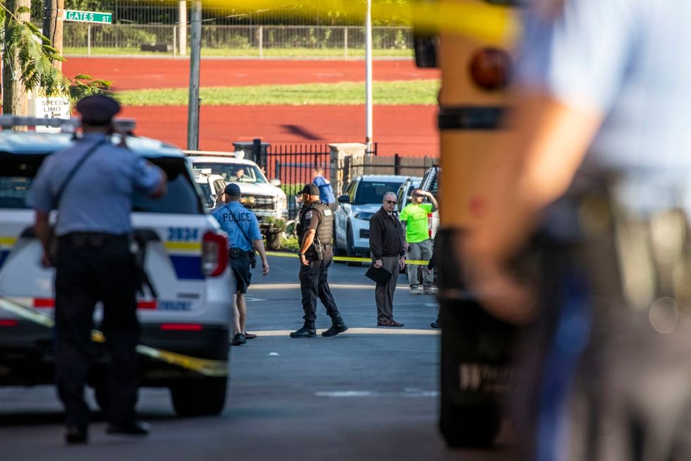 14-year-old boy killed and 4 other teens wounded in a shooting after a football scrimmage at Philadelphia high school