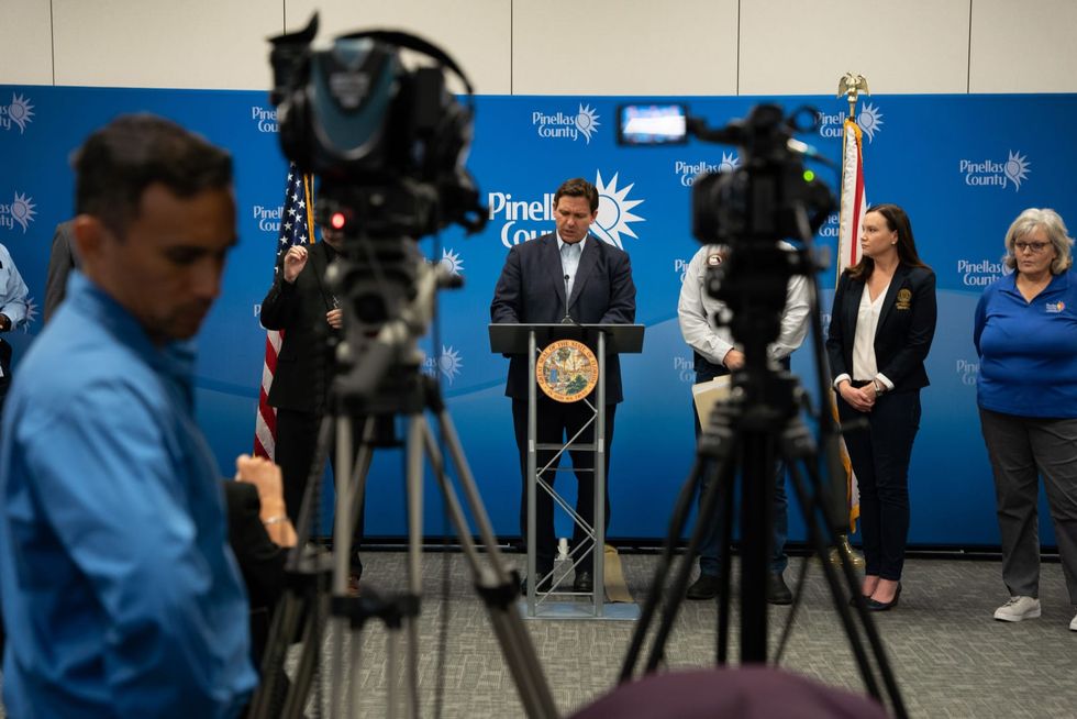 ‘It’s time to hunker down’: DeSantis urges safety as powerful Hurricane Ian nears coast