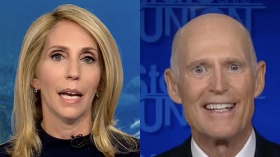 'Come on...': Rick Scott whines at CNN's Bash after she calls out his lies about Medicare cuts