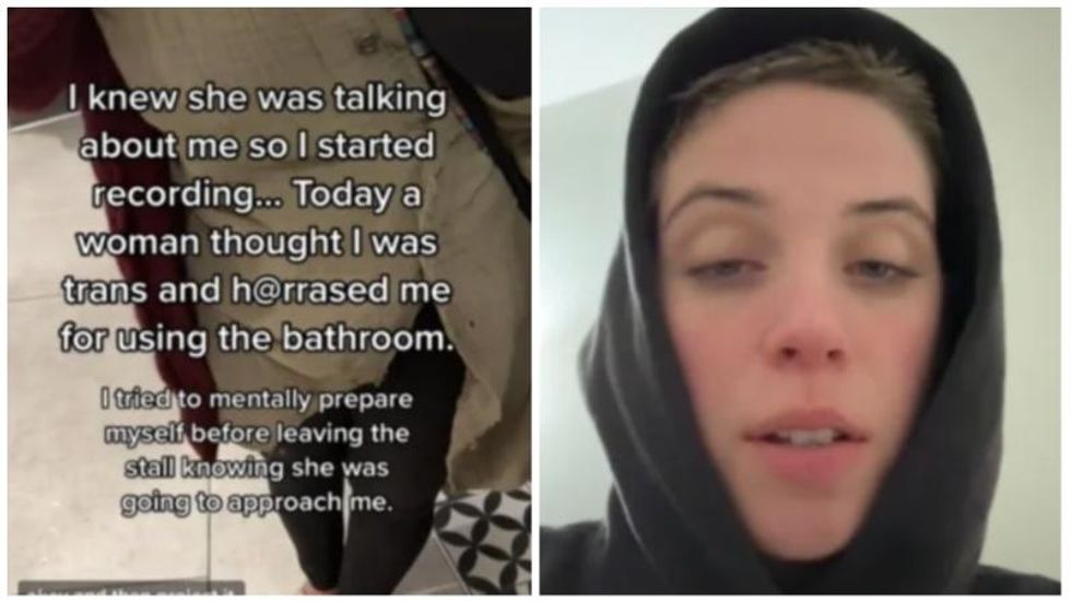 Shocking video: Woman harassed in public bathroom after being wrongly accused of being trans