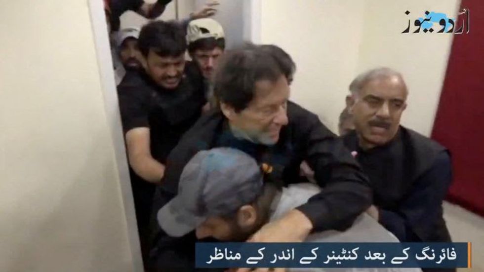 Ousted Pakistan PM Imran Khan shot in shin in 'clear assassination' attempt