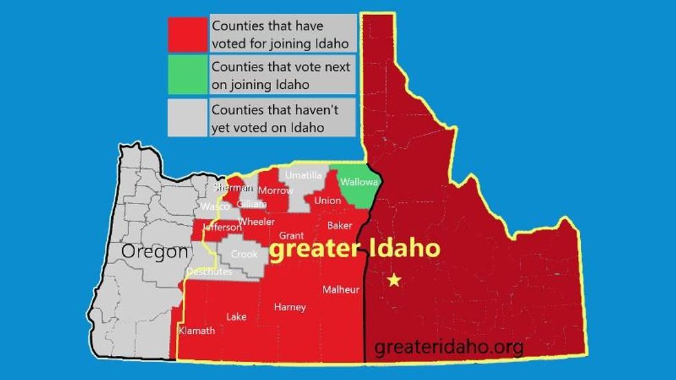 Oregon counties vote ‘yes’ on secession from state: report
