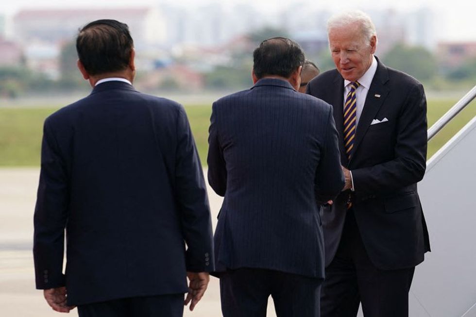 Biden in Cambodia as global leaders join Southeast Asian summit