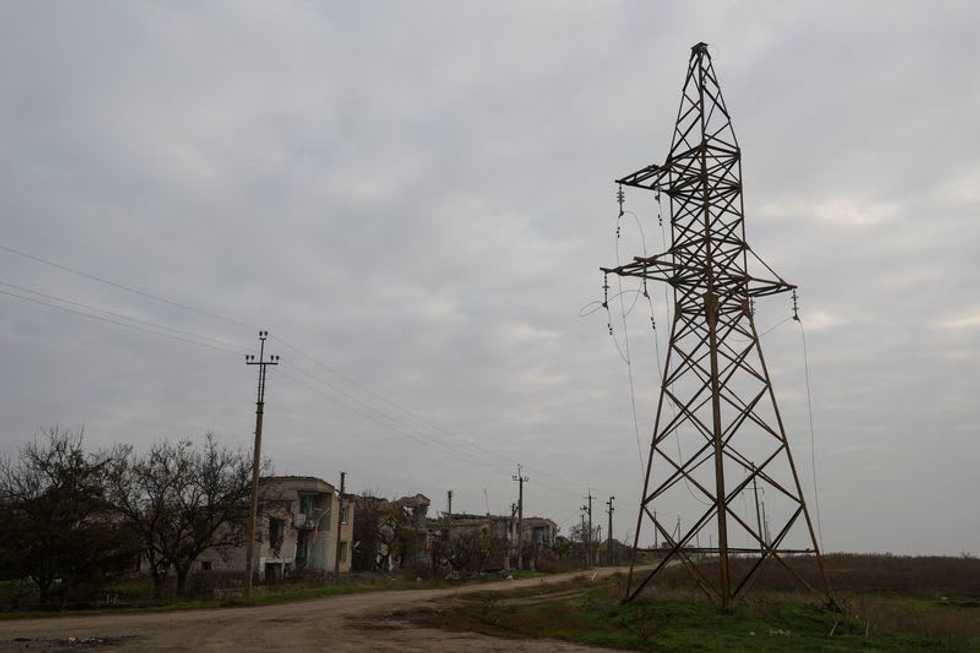 Zelenskiy says Russians destroyed Kherson's critical infrastructure