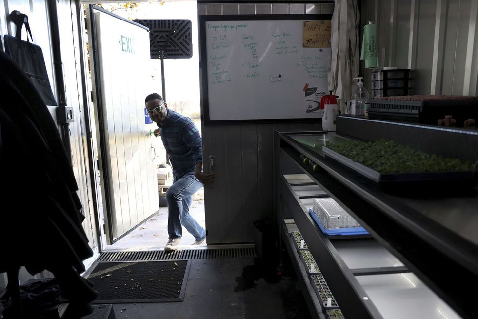 Hydroponic farm owner seeks to democratize the food system and change the narrative