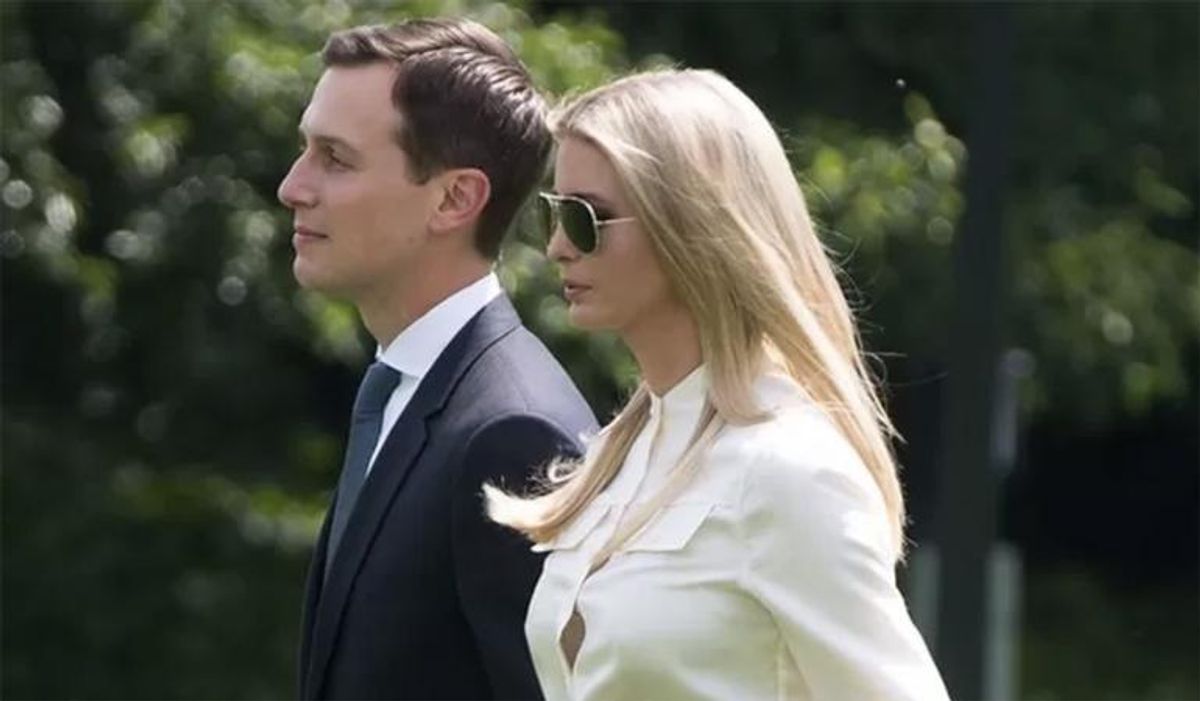 Former Trump lawyer accuses Ivanka and Kushner of being 'FBI moles' after they bail on 2024 run