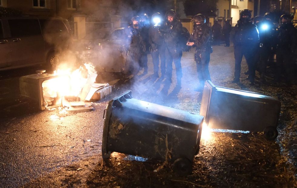 Anti-US protest in Leipzig runs into large counterdemonstrations