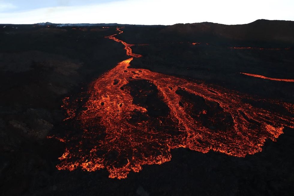 Hawaii volcano sprays fountains of lava in spectacular eruption