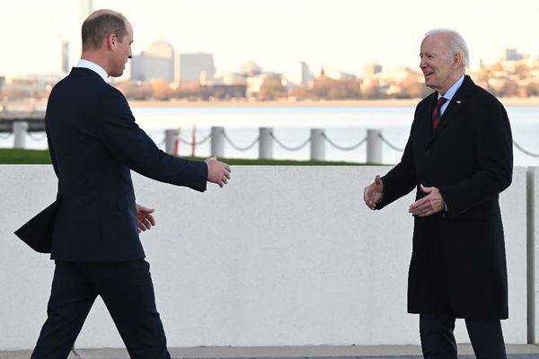 Biden, Prince William meet in chilly Boston
