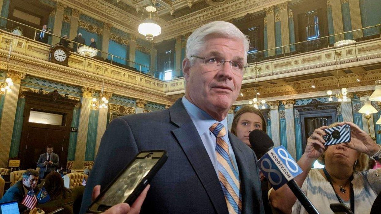 Top Michigan GOPer invokes conspiracy theories and tells offhand toilet story in final Senate speech