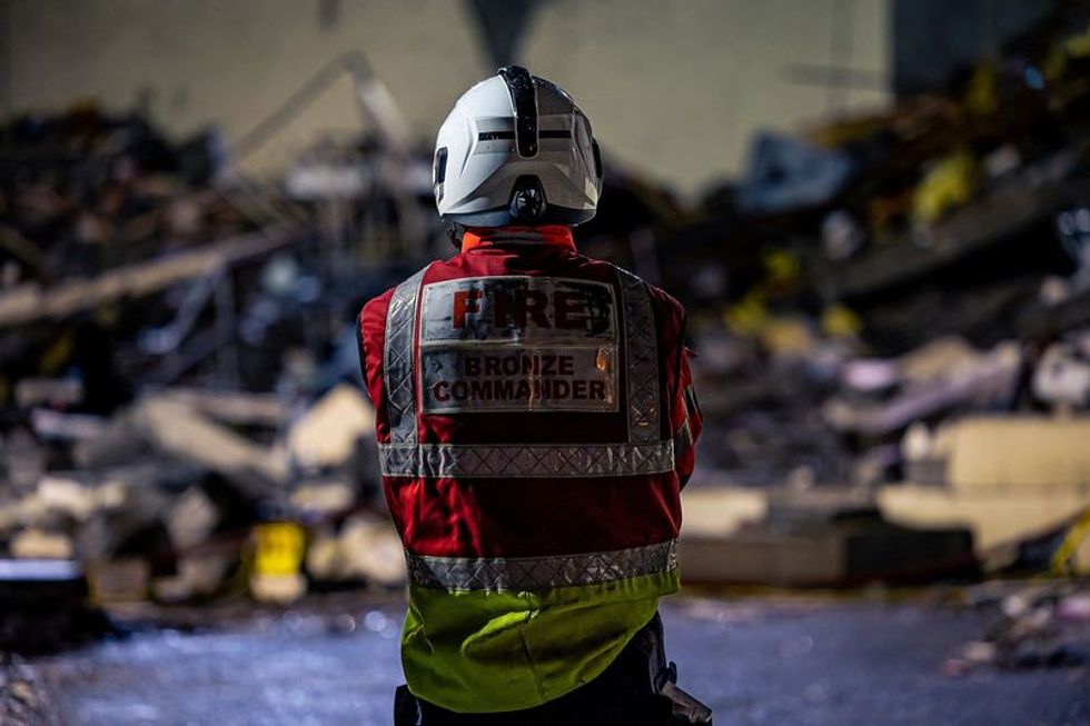 Search for survivors after Jersey explosion moves to recovery operation - fire service
