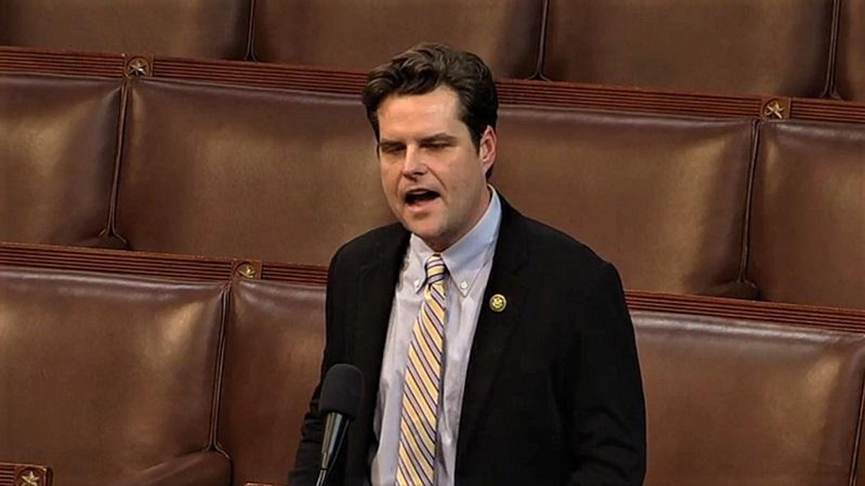 Matt Gaetz calls Kevin McCarthy a 'squatter' on House floor while nominating Trump for Speaker