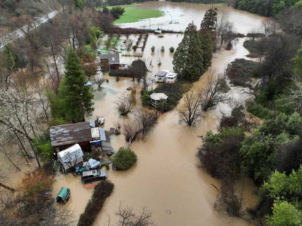 California lashed by deadly 'atmospheric river' storm