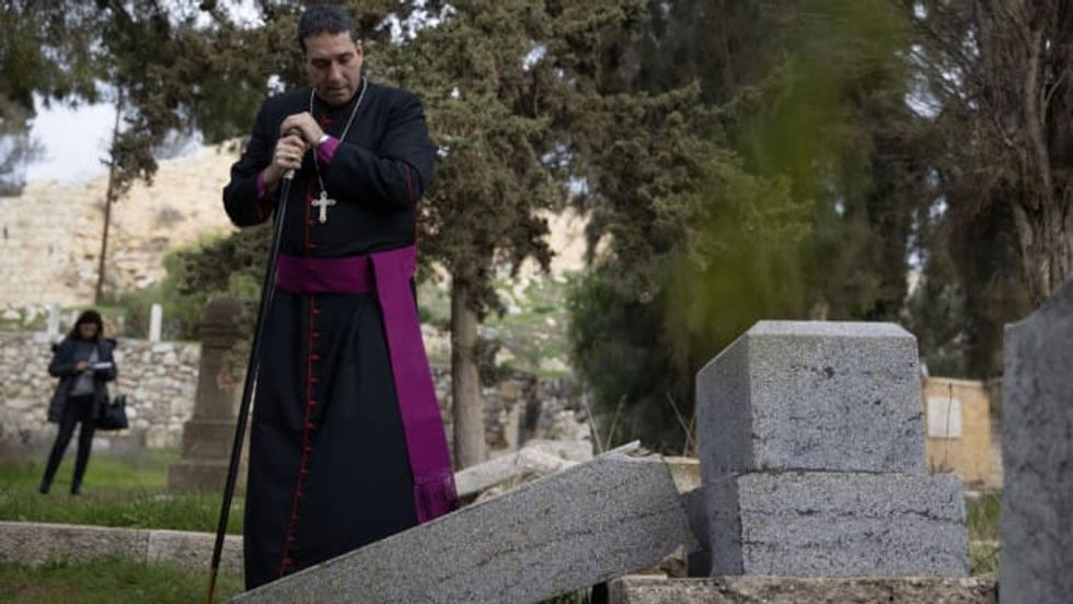 Two Israeli teens arrested over Christian cemetery vandalism