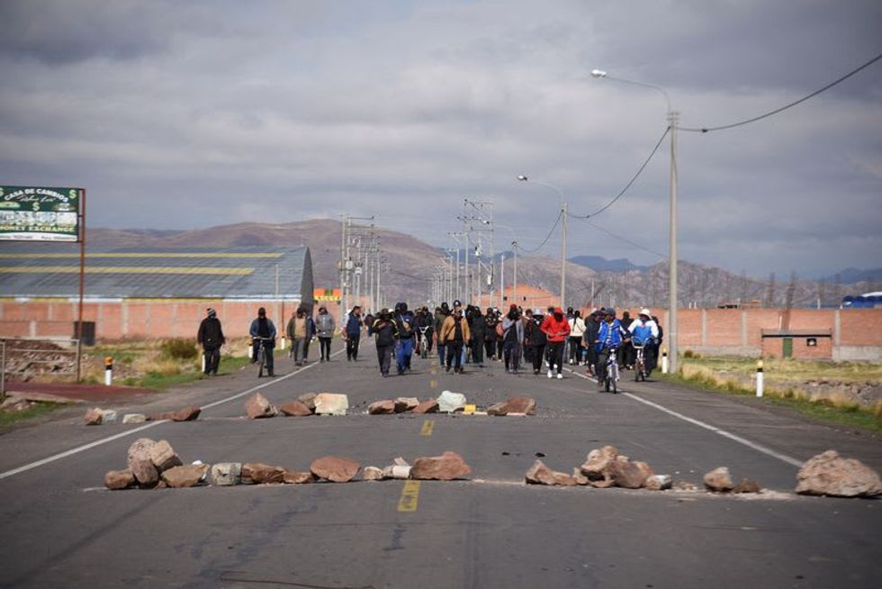 Peru protesters clash with police in airport takeover attempt in Puno
