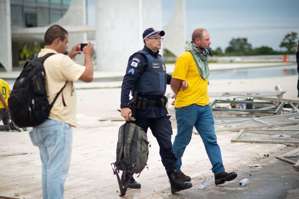 Over 700 in custody after storming of Brazilian government buildings